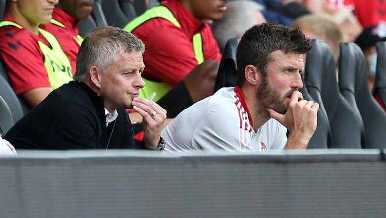Michael Carrick reveals talk with Ole Gunnar Solskjaer after taking over at Man United - Ảnh 1