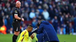 Nottingham Forest goalkeeper John Victor leaves the pitch in tears after serious mistake