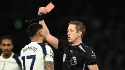 The FA charge Cristian Romero after red card against Liverpool